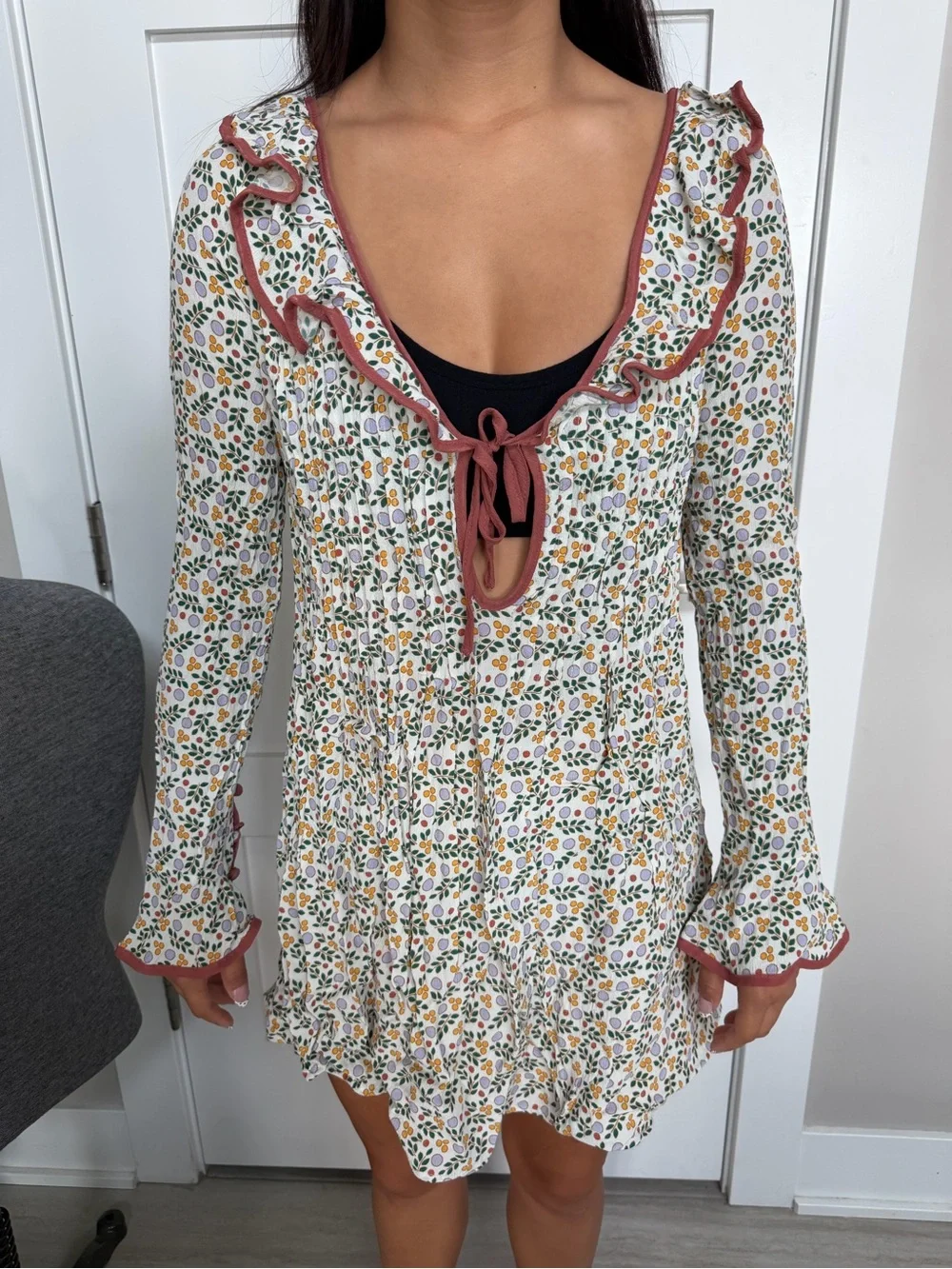 Free People lightweight white